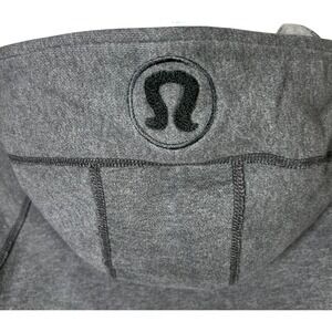 Lululemon Scuba Hoodie Athletic Heather Grey Full Zip Hoodie Women's Size 4